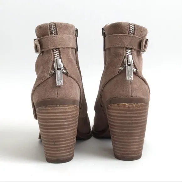 Jessica Simpson Tan Taupe Cassley Ankle Boots Size 6