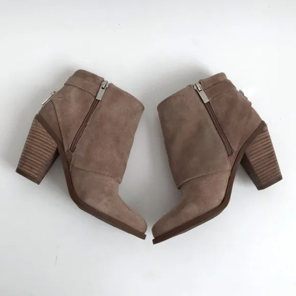 Jessica Simpson Tan Taupe Cassley Ankle Boots Size 6