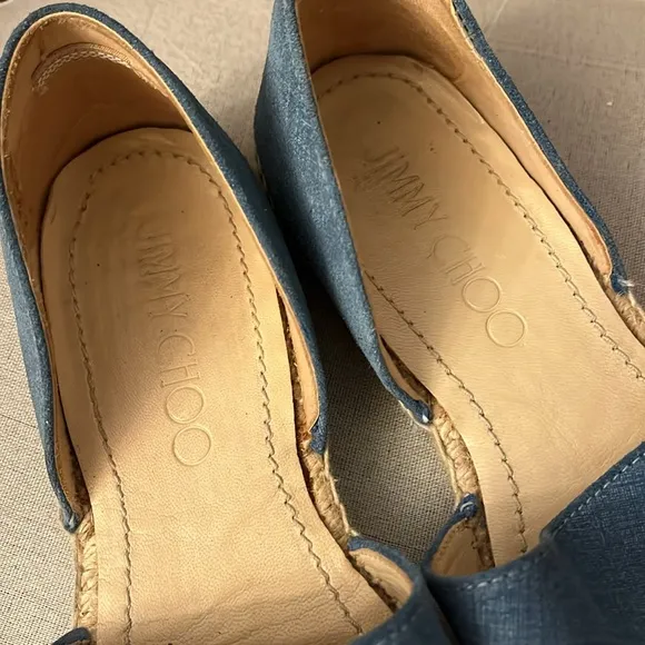 JIMMY CHOO  Espadrille Flats blue 9