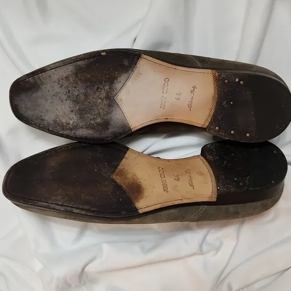 Jimmy Choo Monk Strap Leather Loafers (mens size 44)
