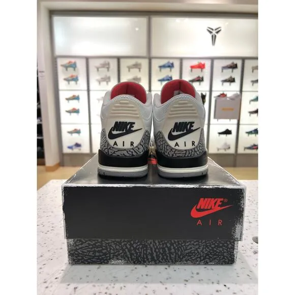 Jordan 3 Retro White Cement Reimagined Summit / Fire Red / Black DN3707 100