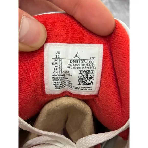 Jordan 3 Retro White Cement Reimagined Summit / Fire Red / Black DN3707 100