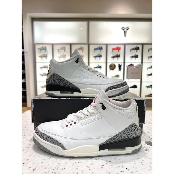 Jordan 3 Retro White Cement Reimagined Summit / Fire Red / Black DN3707 100