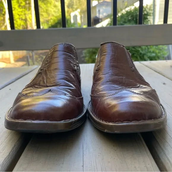 Josef Seibel Douglas Marone Leather Casual Loafers Shoes size 42