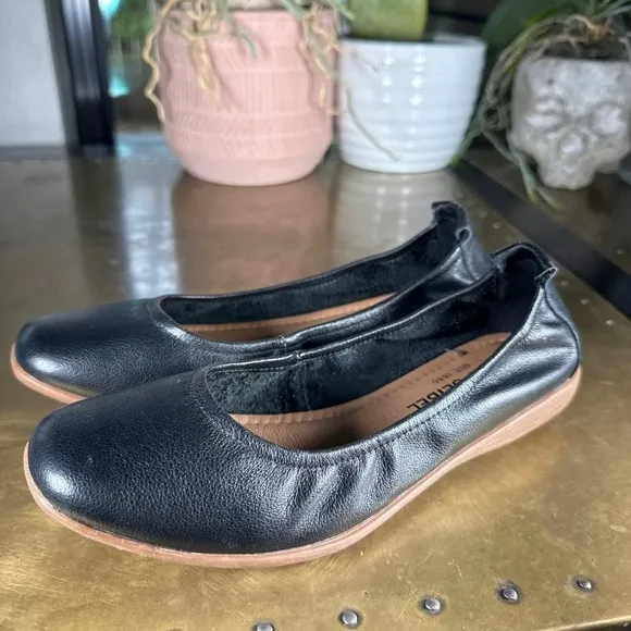 Josef Seibel Women Ballet Flat Shoes Fenja Comfort Casual Leather Black 36 6