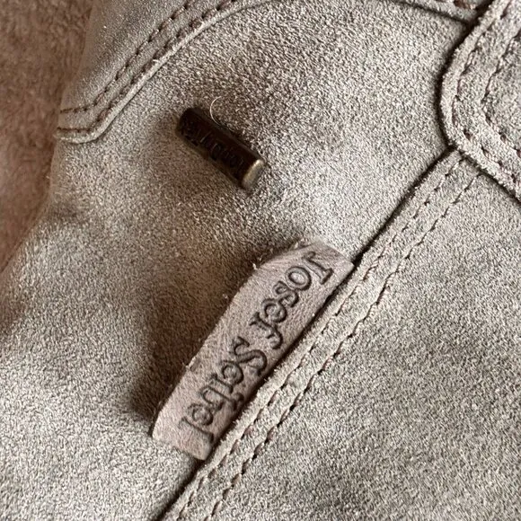 Josef Seibel Women`s Boots Gray Suede Leather TopDryTEX  Size 37