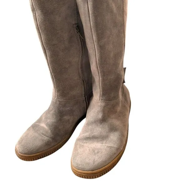 Josef Seibel Women`s Boots Gray Suede Leather TopDryTEX  Size 37