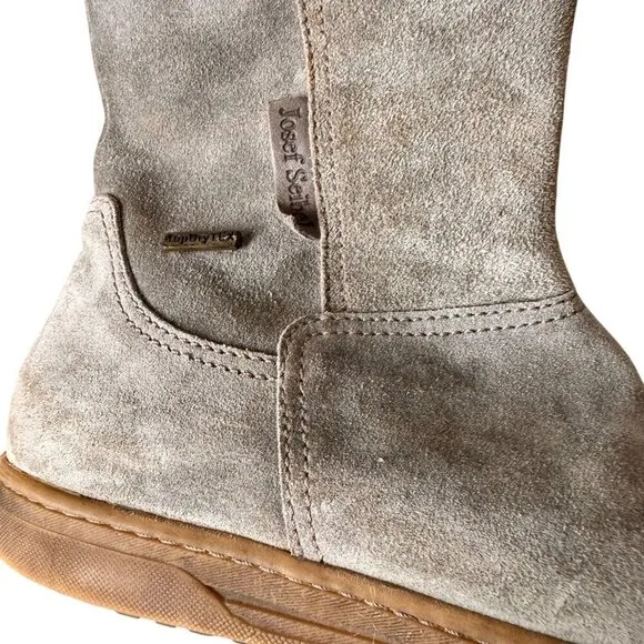 Josef Seibel Women`s Boots Gray Suede Leather TopDryTEX  Size 37