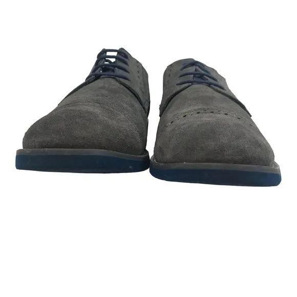Joseph Abboud Robert Wingtip Gray Suede Casual Shoes Size 11