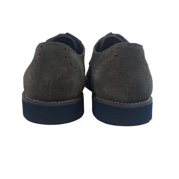 Joseph Abboud Robert Wingtip Gray Suede Casual Shoes Size 11