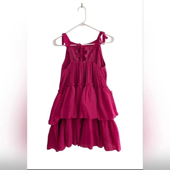 Joyfolie Banyu Dress Fuchsia, Size 12