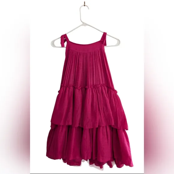 Joyfolie Banyu Dress Fuchsia, Size 12