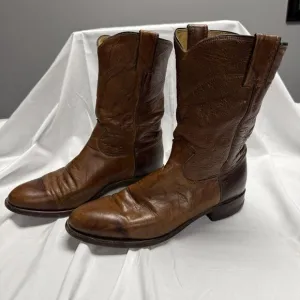 Justin 3162 Jackson Deerlite Cowboy Western Leather Roper Men's Boots‎ 8.5 D
