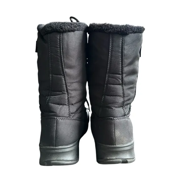 Kamik Brooklyn Snow Boots Shoes Black Lace Up Waterproof Insulated Outdoor 10
