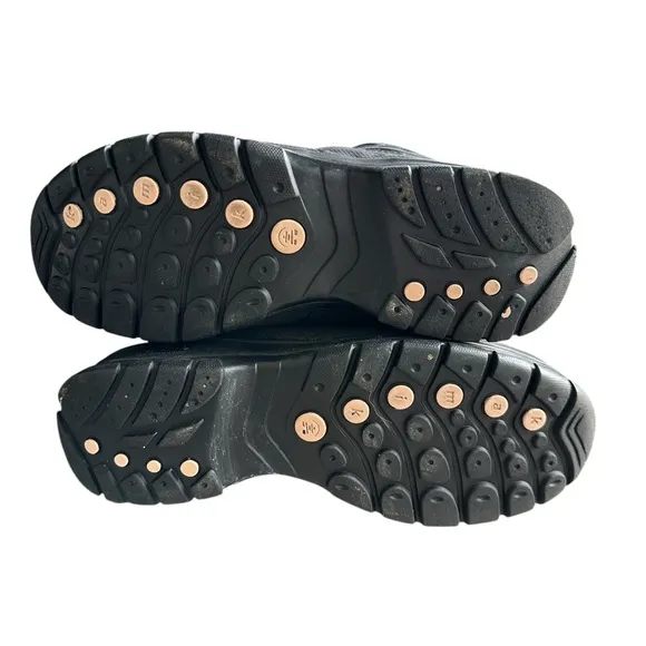Kamik Brooklyn Snow Boots Shoes Black Lace Up Waterproof Insulated Outdoor 10