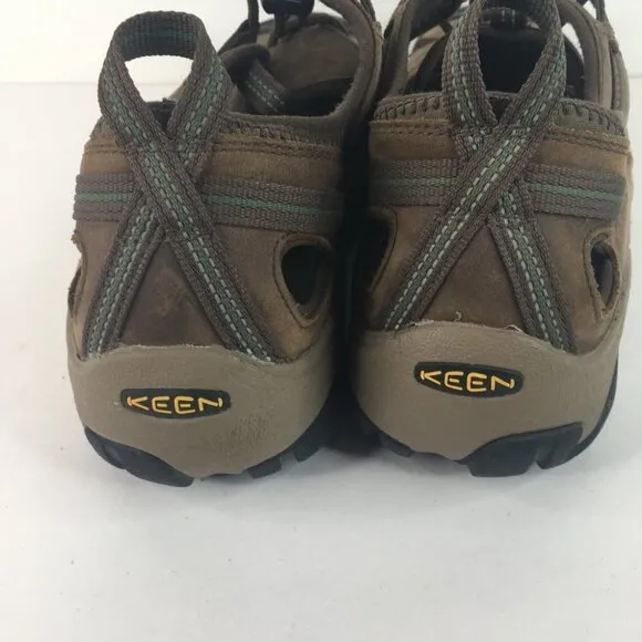 KEEN Arroyo II Hiking Shoe Sandals Brown Leather Waterproof 1002427 Size 13