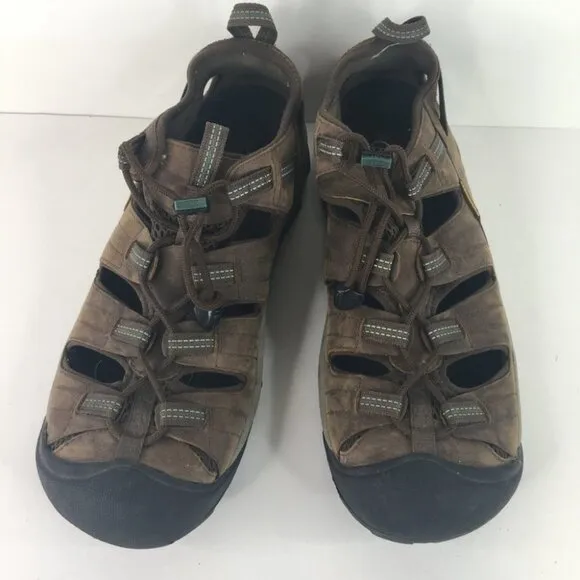 KEEN Arroyo II Hiking Shoe Sandals Brown Leather Waterproof 1002427 Size 13