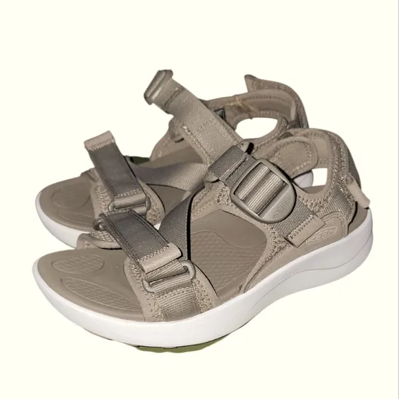 Keen Brindle/Star White Sandals Sporty Design Adjustable Fit NWT Size 6.5