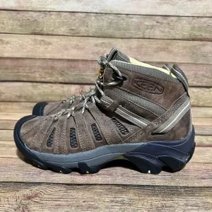 Keen Brown Leather Voyageur Mid Boots