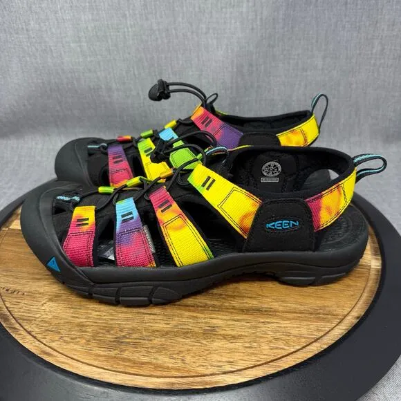 Keen H2 Newport Men's Size 11 Rainbow Tie Dye Shoes Sandals Hiking