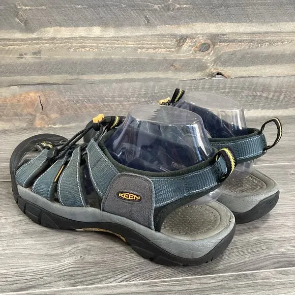 Keen Mens 11 Newport H2 Sandals Active Outdoor Hiking 1001938 Navy Gray $125