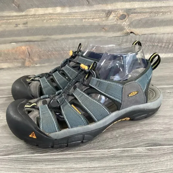 Keen Mens 11 Newport H2 Sandals Active Outdoor Hiking 1001938 Navy Gray $125