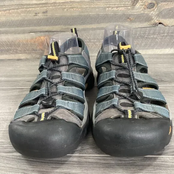Keen Mens 11 Newport H2 Sandals Active Outdoor Hiking 1001938 Navy Gray $125