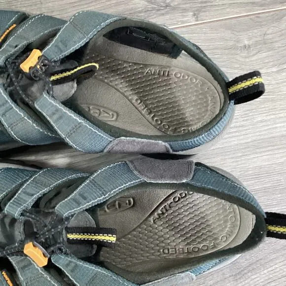 Keen Mens 11 Newport H2 Sandals Active Outdoor Hiking 1001938 Navy Gray $125