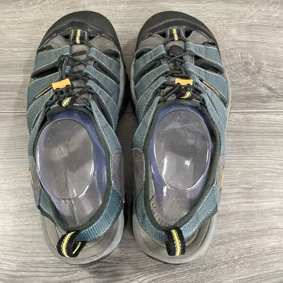 Keen Mens 11 Newport H2 Sandals Active Outdoor Hiking 1001938 Navy Gray $125