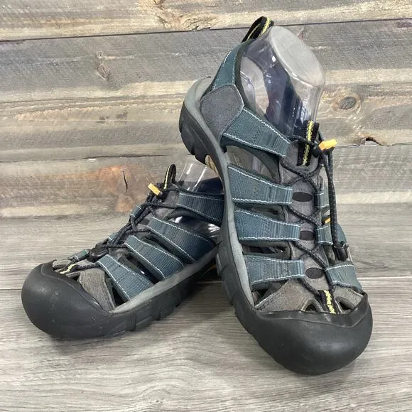 Keen Mens 11 Newport H2 Sandals Active Outdoor Hiking 1001938 Navy Gray $125