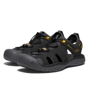 Keen Men’s SOLR Water Hiking Sandals NEW NWOT Black Gold Size 14