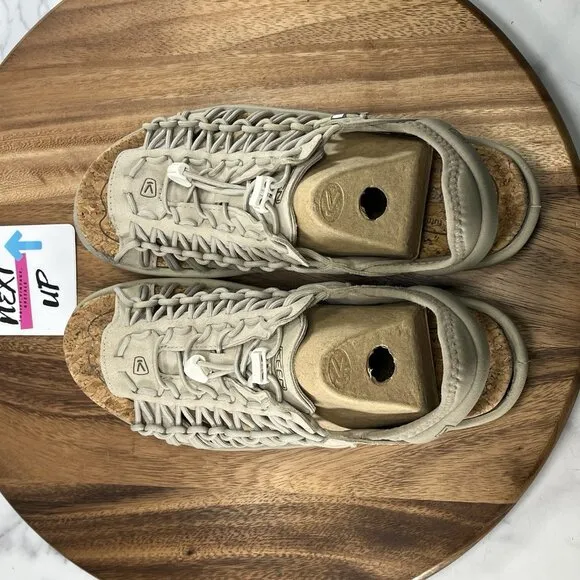 Keen Men’s Uneek II Open Toe Taupe Sport Summer Water Hiking Sandals size 10