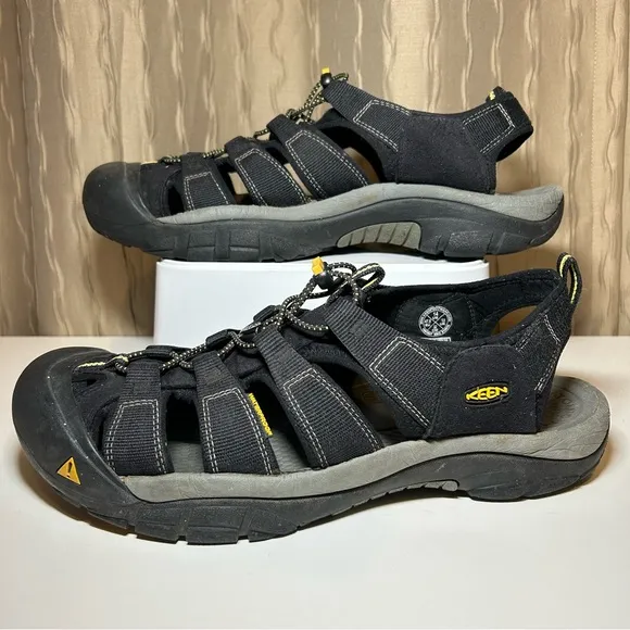 Keen Newport H2 Men's 14 Water Hiking Closed Toe Sandals Athletic 1001907 Black
