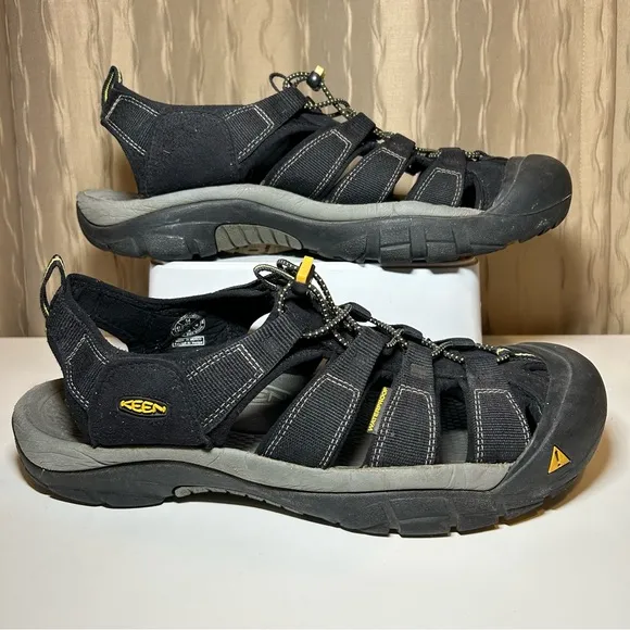Keen Newport H2 Men's 14 Water Hiking Closed Toe Sandals Athletic 1001907 Black