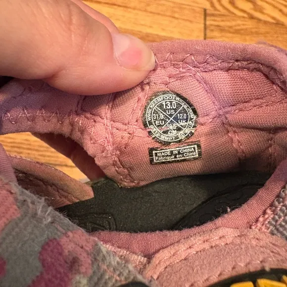 Keen Pink and Gray hiking Sandals
