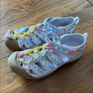Keen Purple and Yellow Sandals Vibrant Summer Footwear