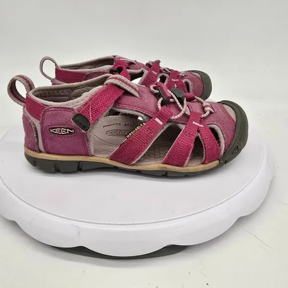 Keen Shoe Youth 13 K Seacamp II Kids Hiking Strap Sandals Pink