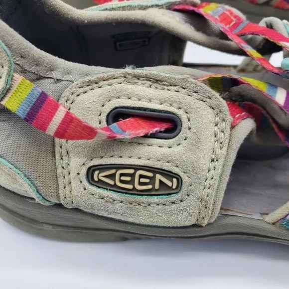Keen Shoes Youth 5 Whisper Raya Sport Water Hiking Sandals Fusion Rainbow