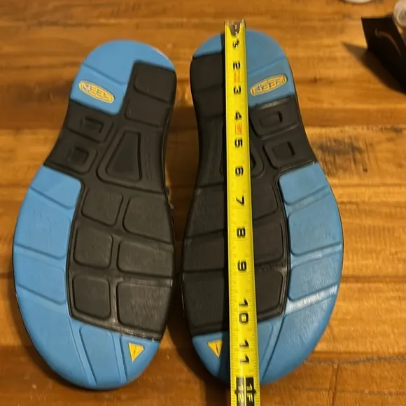 Keen Uneek 1014617 Black Grey Fishermen Hiking Sandals Cord Braided Rope M 11