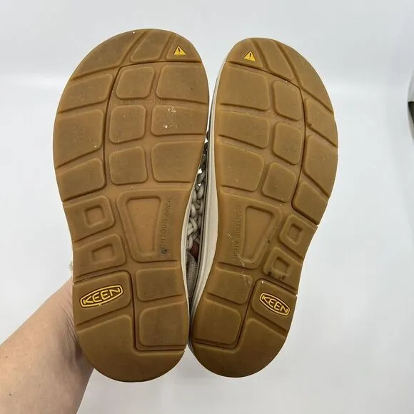 Keen Uneek Sandals Women 6.5 37 Comfort Traction Two-Cord Camping Outdoor Hiking