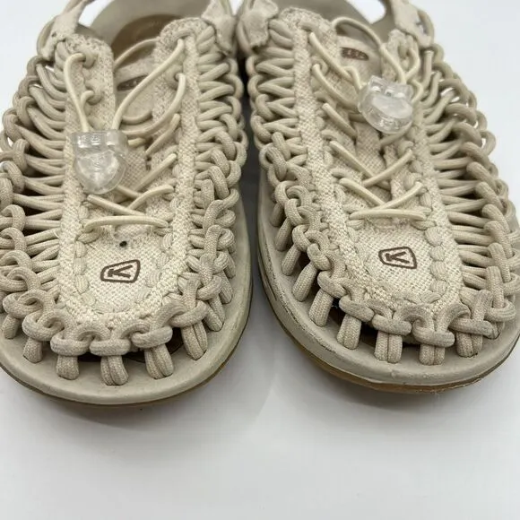 Keen Uneek Sandals Women 6.5 37 Comfort Traction Two-Cord Camping Outdoor Hiking