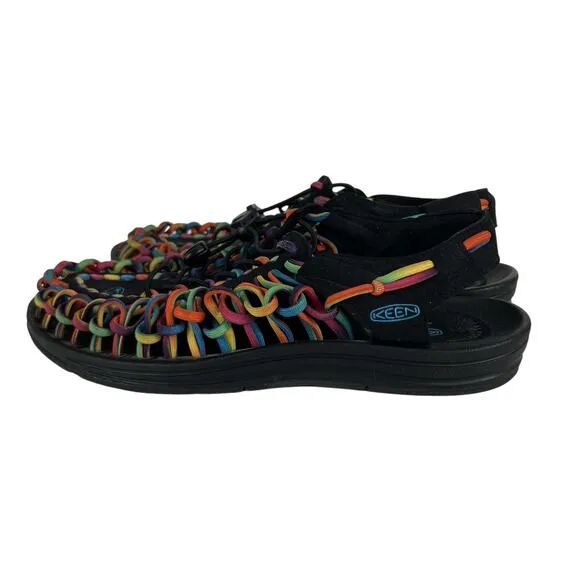 Keen Uneek Waterfront Sandals Mens Size 9.5 Multicolor Tie Dye