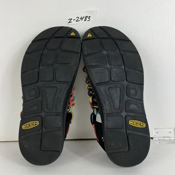Keen Uneek Waterfront Sandals Mens Size 9.5 Multicolor Tie Dye