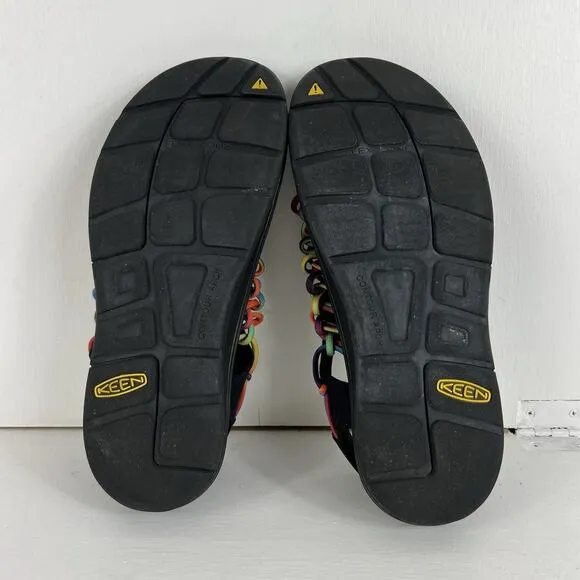 Keen Uneek Waterfront Sandals Mens Size 9.5 Multicolor Tie Dye
