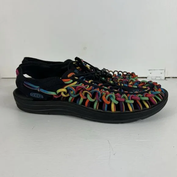 Keen Uneek Waterfront Sandals Mens Size 9.5 Multicolor Tie Dye