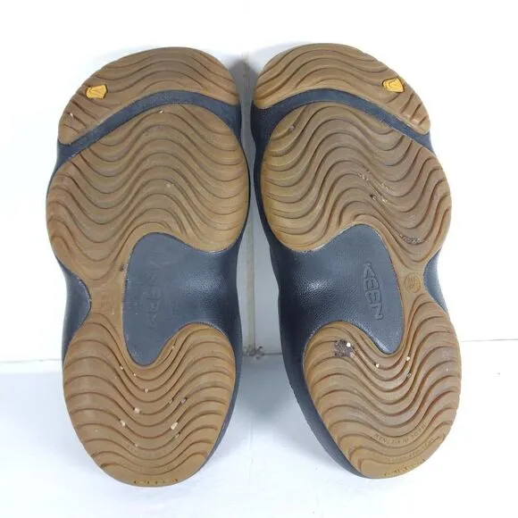 Keen Yogui Arts Graphite Gray Black Slip On Slide Sandals Men's 9 Women's 11
