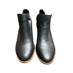 Kelsi Dagger Women's Black Leather Ankle Booties