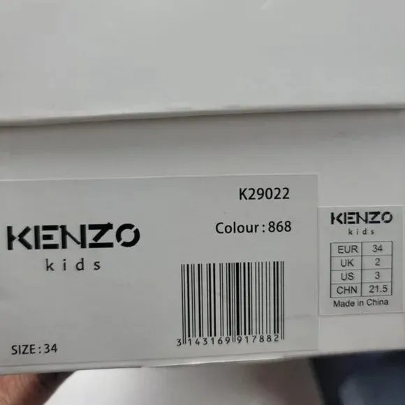 Kenzo Logo Pool Slide Sandals Boys