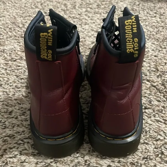 Kids Dr. Martens 1460 Leather Lace Up Boots