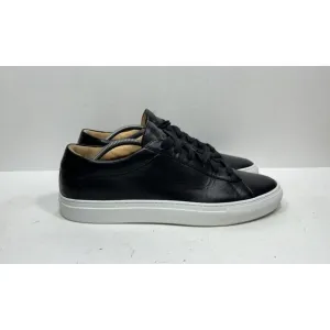 KOIO Capri Low Top Sneaker Black Leather Lace Up Casual Mens Size 11 / 44 Shoes